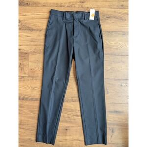 BR Men's Dress Pants Tailored Slim Fit In Black